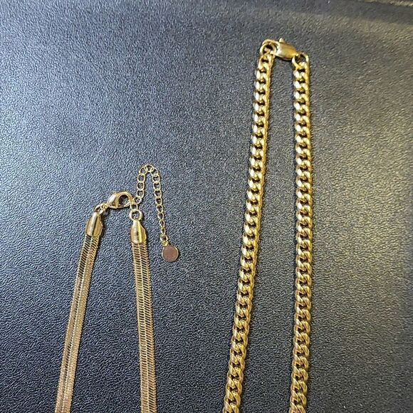 New Gold plated vintage yellow necklaces - Picture 3 of 5